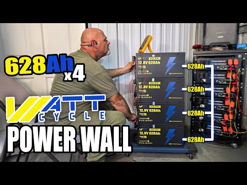 【BOX DAY SALES】WattCycle - 12V 628Ah Ultra LiFePO4 Battery with Bluetooth