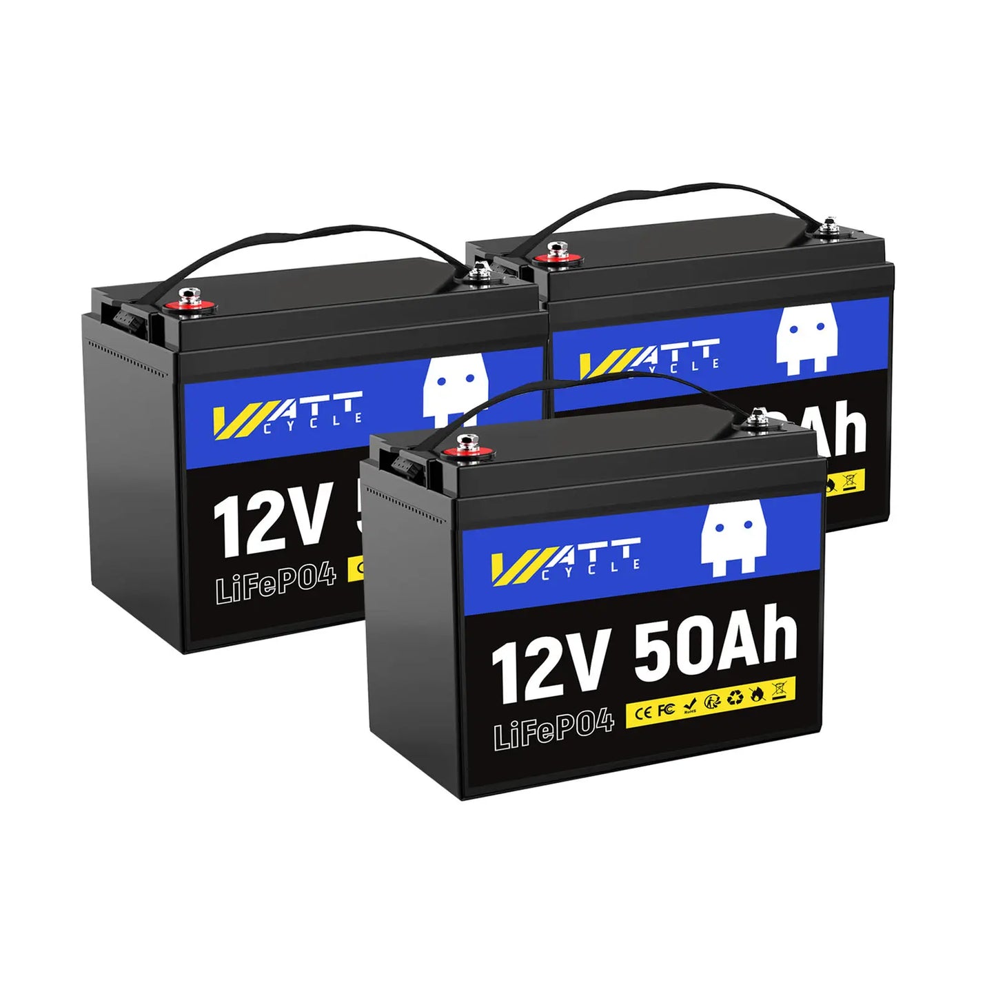 【Easter Sale: 6% OFF】WattCycle AU - 12V 50Ah LiFePO4 Battery