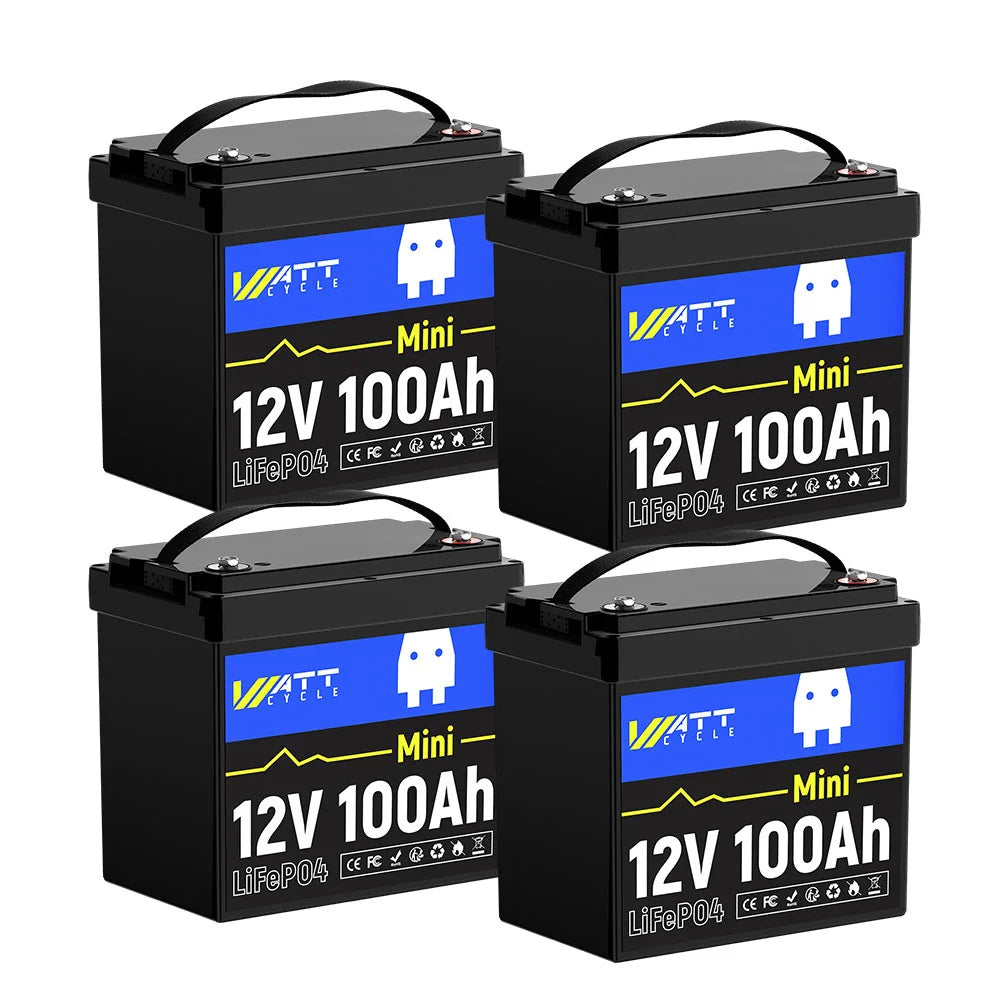WattCycle AU - 12V 100Ah Mini LiFePO4 Battery
