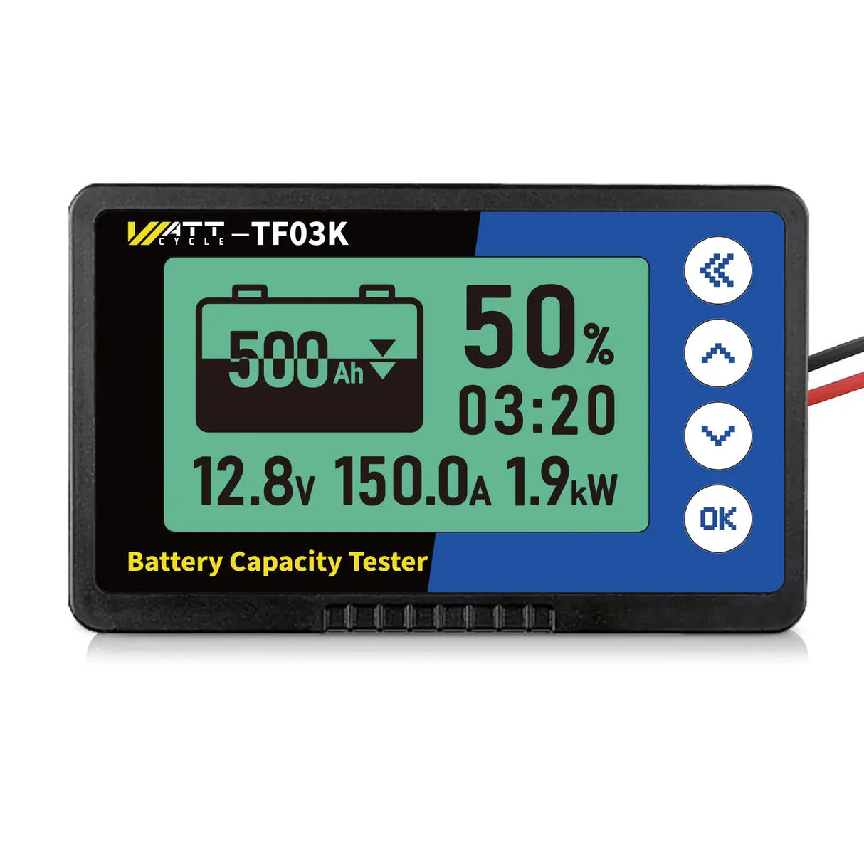 WattCycle AU - 500A LiFePO4 Battery Monitor with Shunt