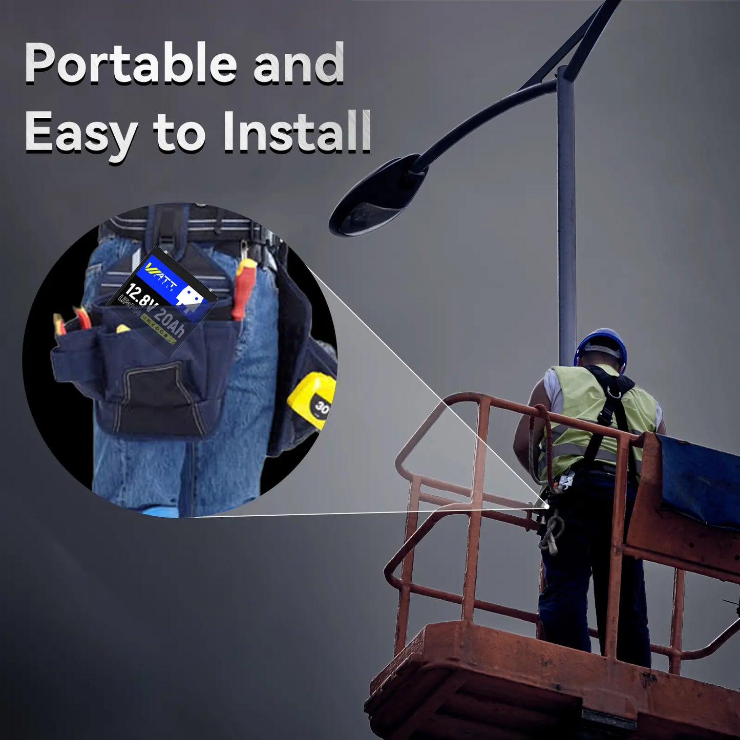 WattCycle - 12V 20Ah LiFePO4 Battery