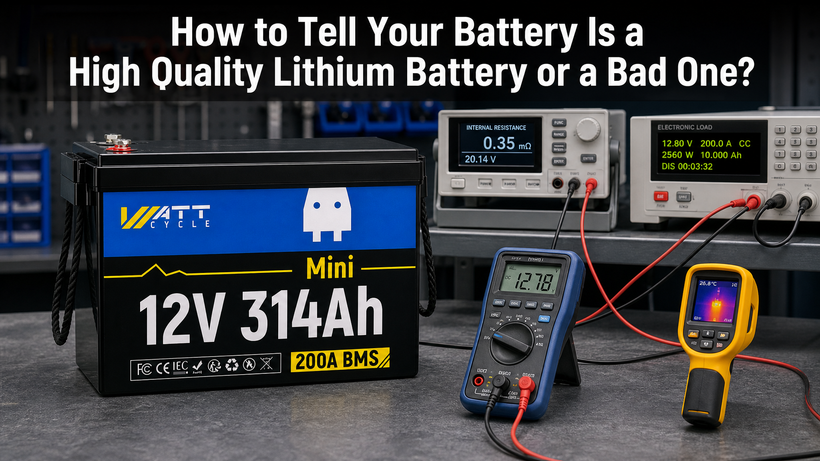 How to Tell Your Battery Is a High Quality Lithium Battery or a Bad One?