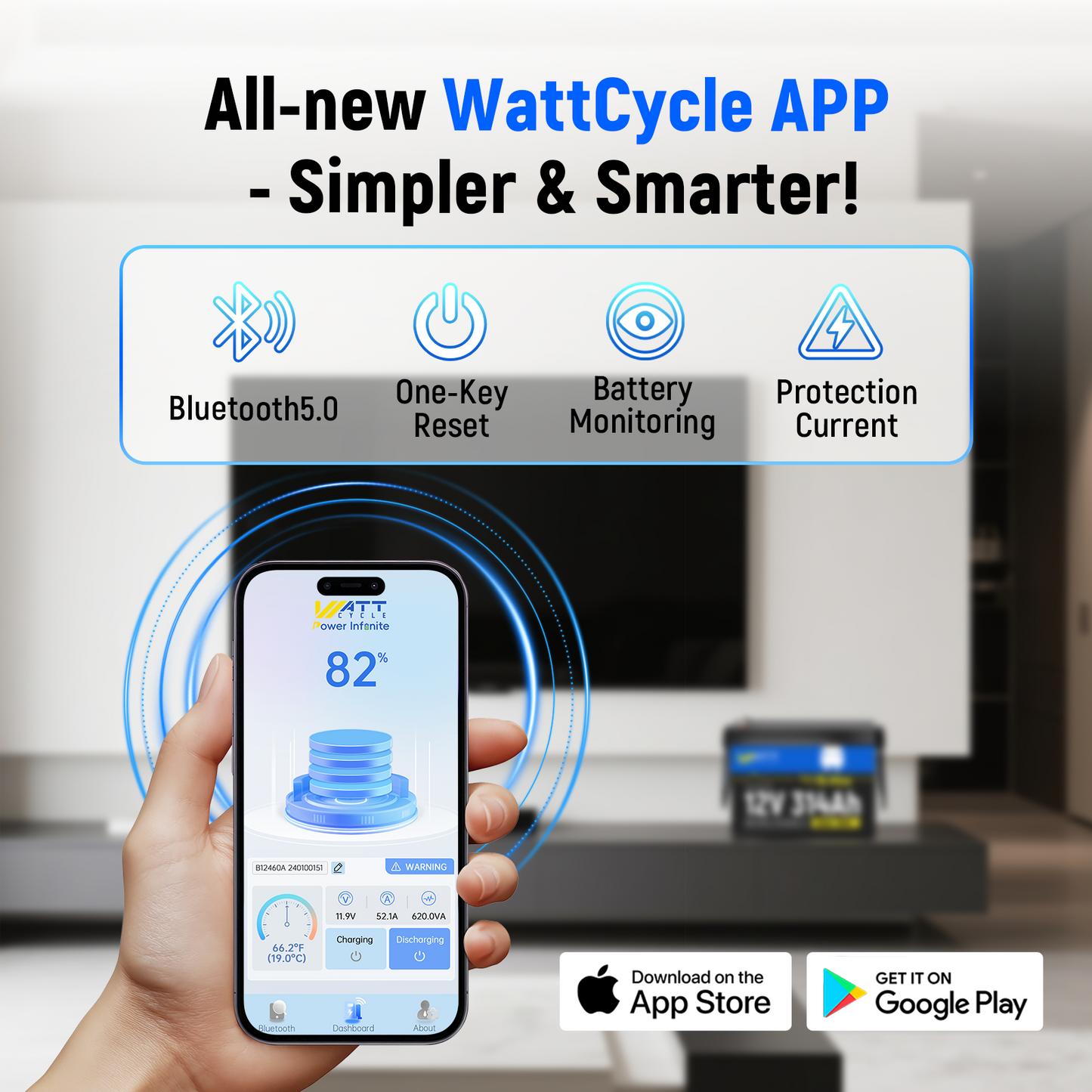 WattCycle AU - 12V 314Ah MiniBT LiFePO4 Battery