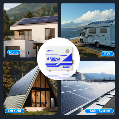 WattCycle AU - 48V 100AH Wall Mounted LiFePO4 Battery