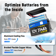 ⚡️Presale⚡️WattCycle 12V 314Ah Mini Bluetooth LiFePO₄ Battery – Compact, High-Capacity Power