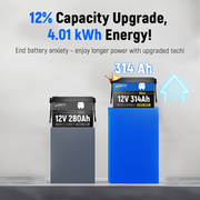 WattCycle 12V 314Ah Mini Basic LiFePO₄ Battery – Compact, High-Capacity Power
