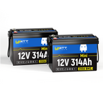 WattCycle 12V 314Ah Mini Basic LiFePO₄ Battery – Compact, High-Capacity Power