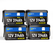 WattCycle 12V 314Ah Mini Basic LiFePO₄ Battery – Compact, High-Capacity Power