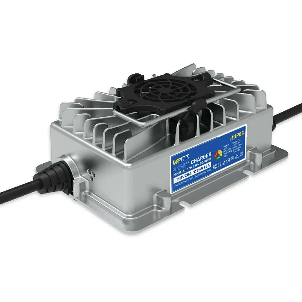 WattCycle AU - 29.2V 15A Aluminum Shell LiFePO4 Battery Charger