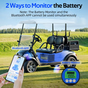 Local Pickup WattCycle 48V 100Ah Golf Cart Battery with Bluetooth V2 - Plastic House (BMS 200A)