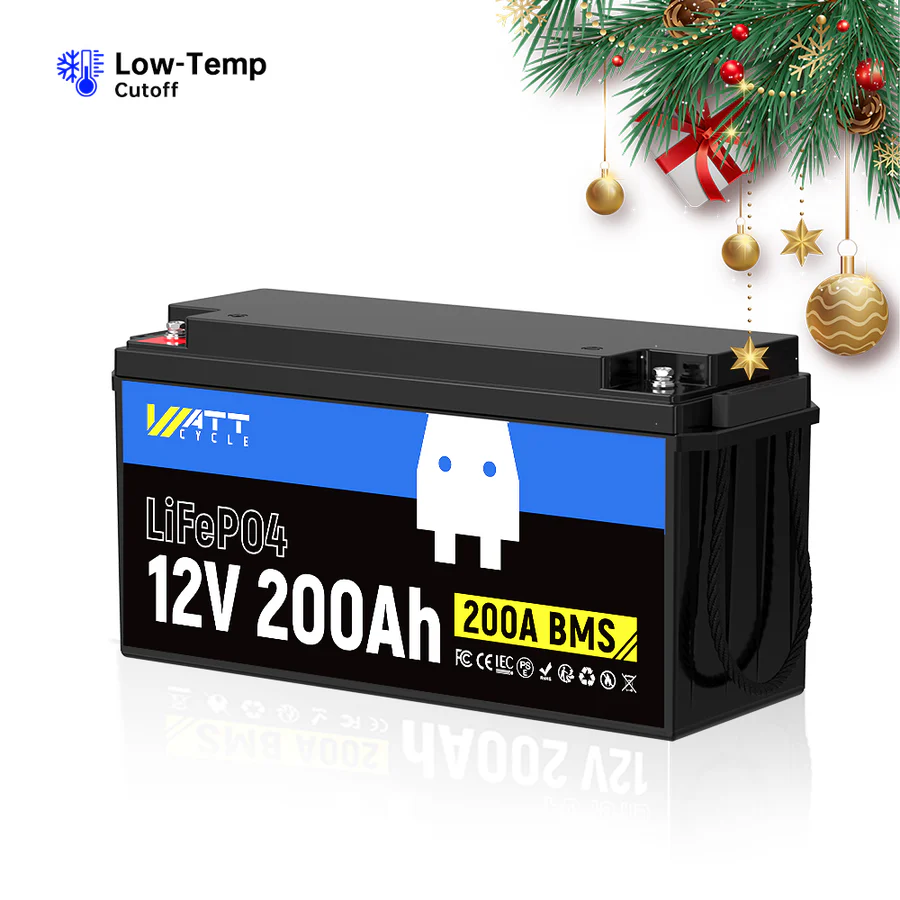 【 Pre-Sale】WattCycle 12V 200Ah LiFePO4 Battery