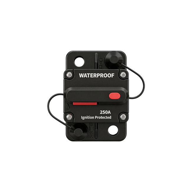 WattCycle 250A Circuit Breaker – Resettable Battery Protection