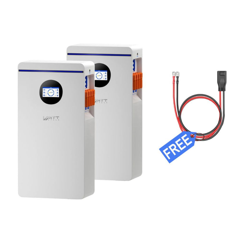 WattCycle 16kWh 48V 314Ah Floor-Standing LiFePO₄ Lithium Battery | 300A BMS, Bluetooth & CAN/RS485