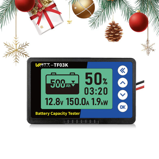 WattCycle 500A LiFePO4 Battery Monitor with Shunt