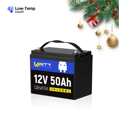 WattCycle 12V 50Ah LiFePO4 Battery