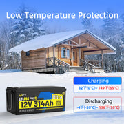 WattCycle 12V 314Ah Ultra Bluetooth LiFePO4 Battery (BMS 300A)