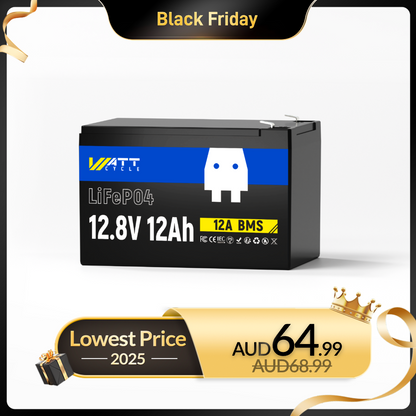 【SOLD OUT】WattCycle - 12V 12Ah LiFePO4 Battery