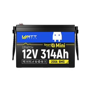 ⚡️Presale⚡️WattCycle 12V 314Ah Mini Bluetooth LiFePO₄ Battery – Compact, High-Capacity Power
