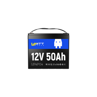WattCycle 12V 50Ah LiFePO₄ Battery – Lightweight Power for Fish Finder, LiveScope & Kayak Fishing