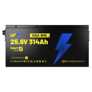 WattCycle 24V 314Ah Ultra LiFePO4 Battery – Bluetooth Monitoring
