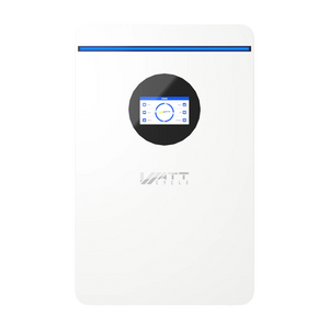 WattCycle 5.12kWh 48V 100Ah Wall-Mount LiFePO4 Battery – Bluetooth Monitoring & Active Balancing| RS485/CAN
