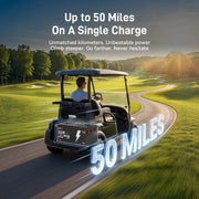 WattCycle 48V 105Ah (5.38kWh) Bluetooth LiFePO₄ Golf Cart Battery – 250A BMS & EVE Grade A Cells