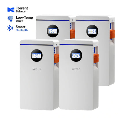 WattCycle 16kWh 48V 314Ah Wall-Mount Bluetooth LiFePO4  (Self Pickup)