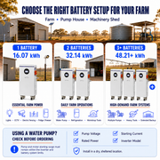WattCycle 16kWh 48V 314Ah Floor-Standing LiFePO₄ Lithium Battery | 300A BMS, Bluetooth & CAN/RS485
