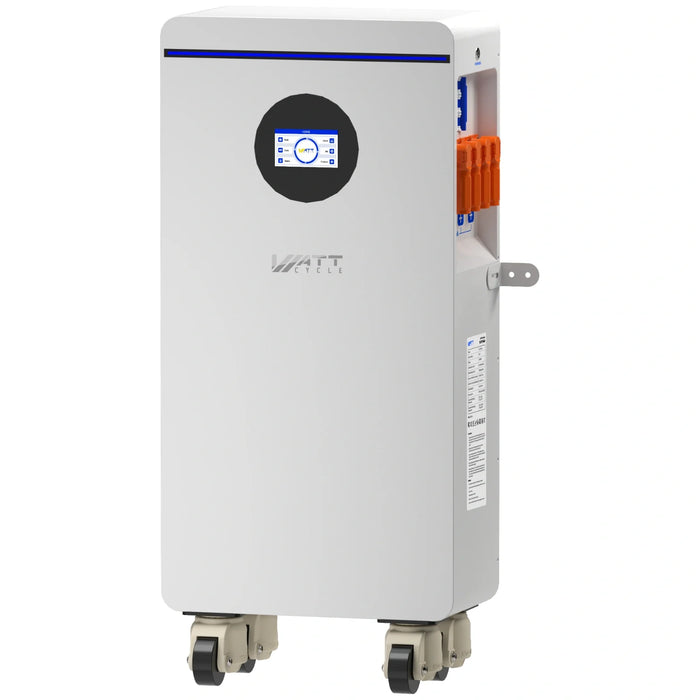 WattCycle 16kWh 48V 314Ah Floor-Standing LiFePO₄ Lithium Battery | 300A BMS, Bluetooth & CAN/RS485