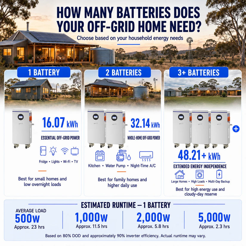 Local Pickup Only WattCycle 16kWh 48V 314Ah Wall-Mount Bluetooth LiFePO4