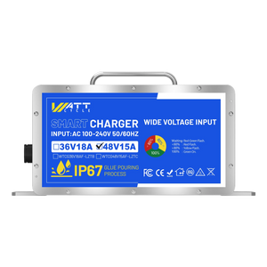 WattCycle 58.4V 15A LiFePO4 Battery Charger – Aluminium Shell for 48V Batteries