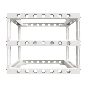 ⚡ Upgraded V2 ⚡ Seismic-Resistant Stackable 2-Tier Battery Rack for Rack-Mount LiFePO₄ Batteries