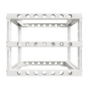 ⚡ Upgraded V2 ⚡ Seismic-Resistant Stackable 2-Tier Battery Rack for Rack-Mount LiFePO₄ Batteries