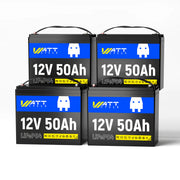 WattCycle 12V 50Ah LiFePO₄ Battery – Lightweight Power for Fish Finder, LiveScope & Kayak Fishing