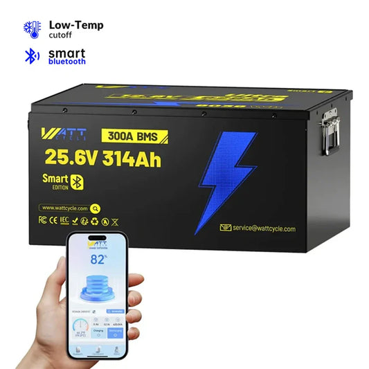 WattCycle AU - 24V 314Ah Ultra LiFePO4 Battery with Bluetooth