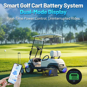WattCycle 48V 105Ah Golf Cart LiFePO4 Battery – 200A BMS & Metal Housing