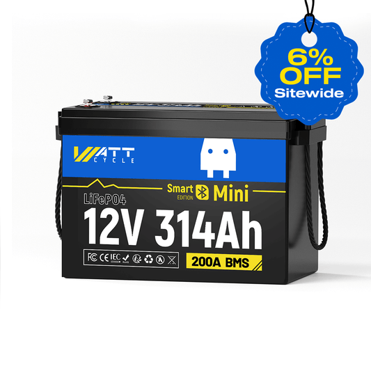 【PRE-SALE】WattCycle AU - 12V 314Ah MiniBT LiFePO4 Battery