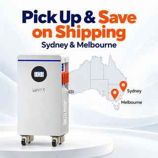 WattCycle Australia LiFePO₄ Batteries – Local Pickup