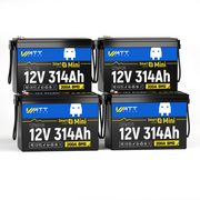 WattCycle 12V 314Ah Mini Basic Lithium Battery – 4.02kWh, 200A BMS for Caravans & Off-Grid Use
