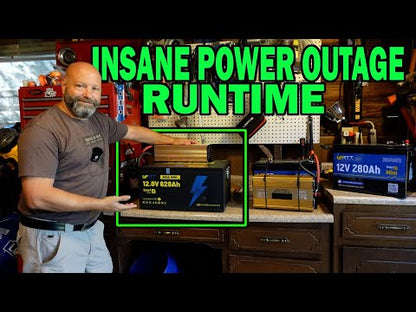 WattCycle 12V 628Ah Ultra Bluetooth LiFePO4 Battery (BMS 300A)