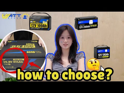 WattCycle AU - 24V 314Ah Ultra LiFePO4 Battery with Bluetooth