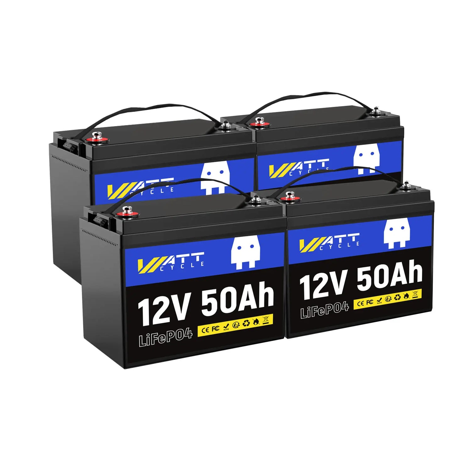 WattCycle 12V 50Ah LiFePO4 Battery