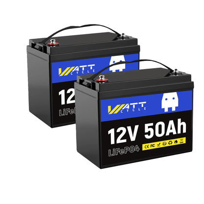 WattCycle 12V 50Ah LiFePO4 Battery